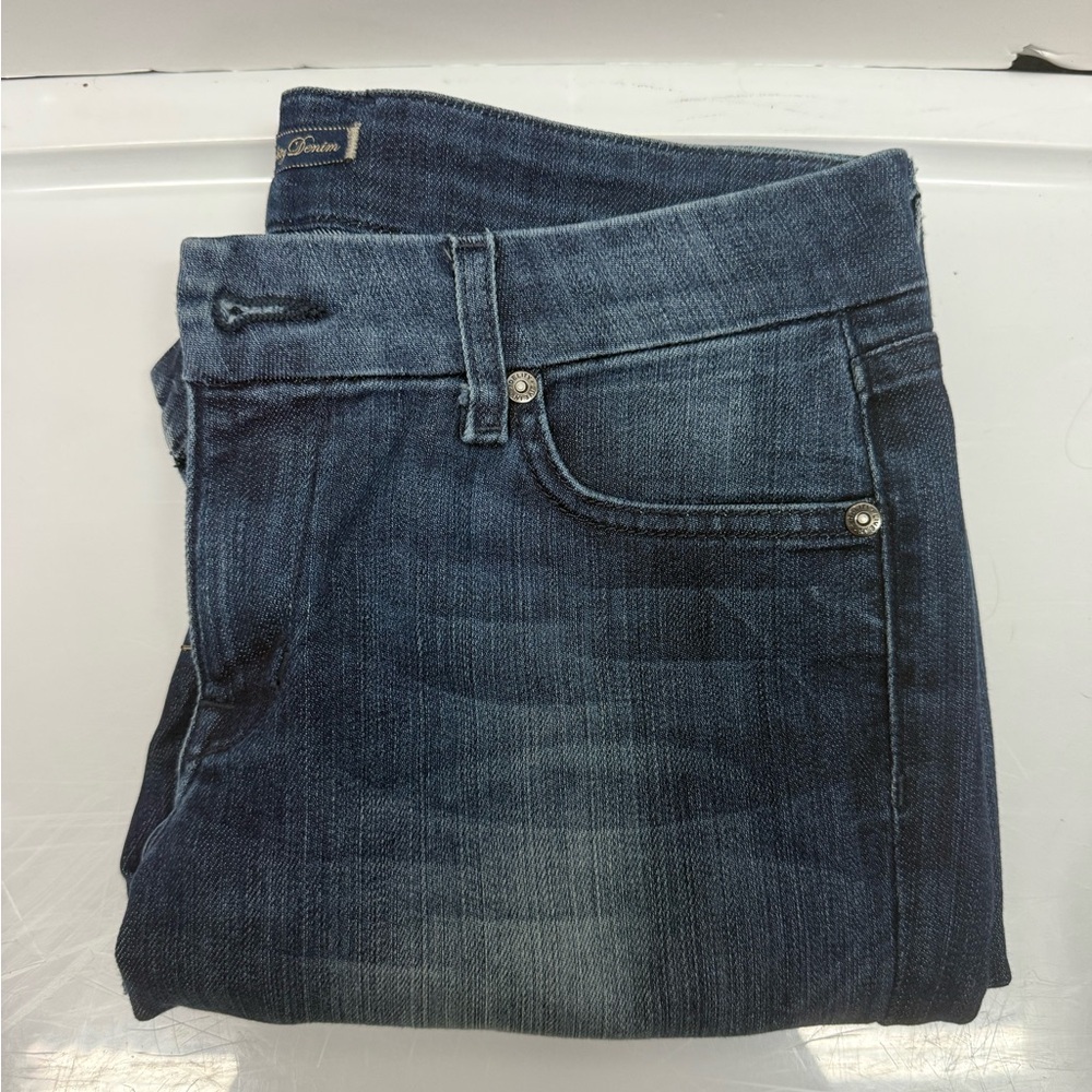 Fidelity Denim Women’s Straight Leg Jeans in Dark Blue - Picture 2 of 6